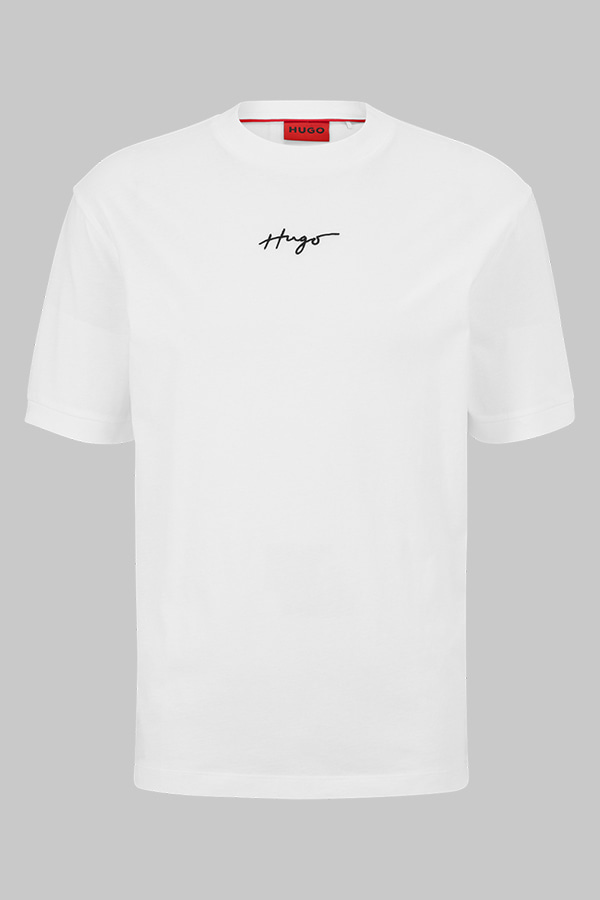T-SHIRT HUGO - 100 WHITE